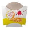 Prepared cardboard chips box fried chips box pommes frites packaging 2