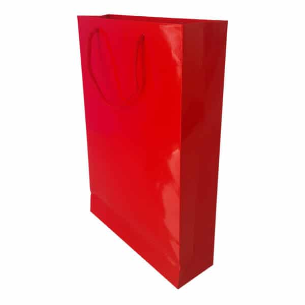 26 x 38,5 x 8 cm Cardboard Bag Red Color