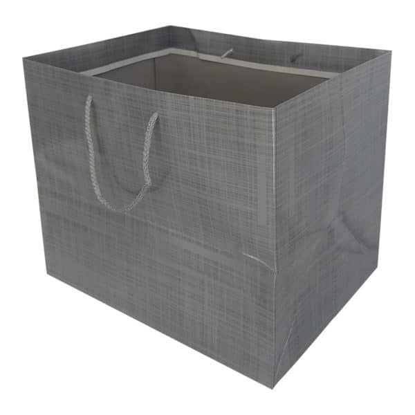 36 x 31 x 27 cm Cardboard Bag Grey Color