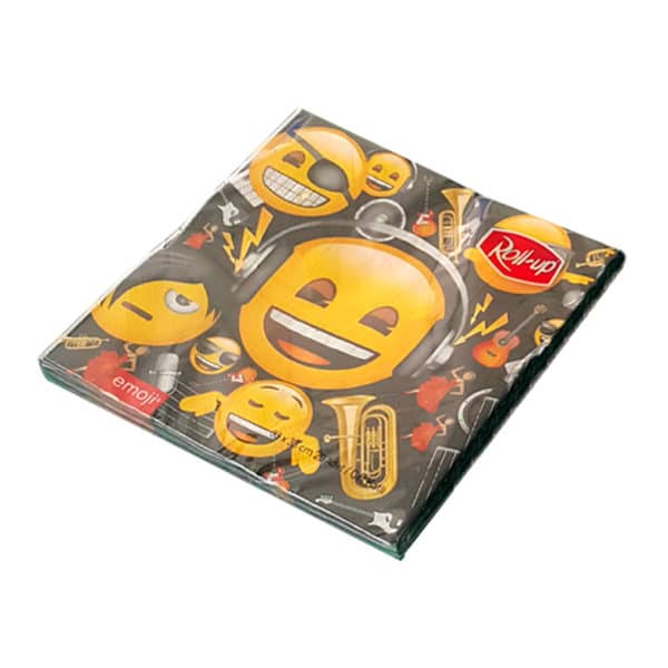 genç emoji temalı peçete (33x33cm kare peçete 20adet)