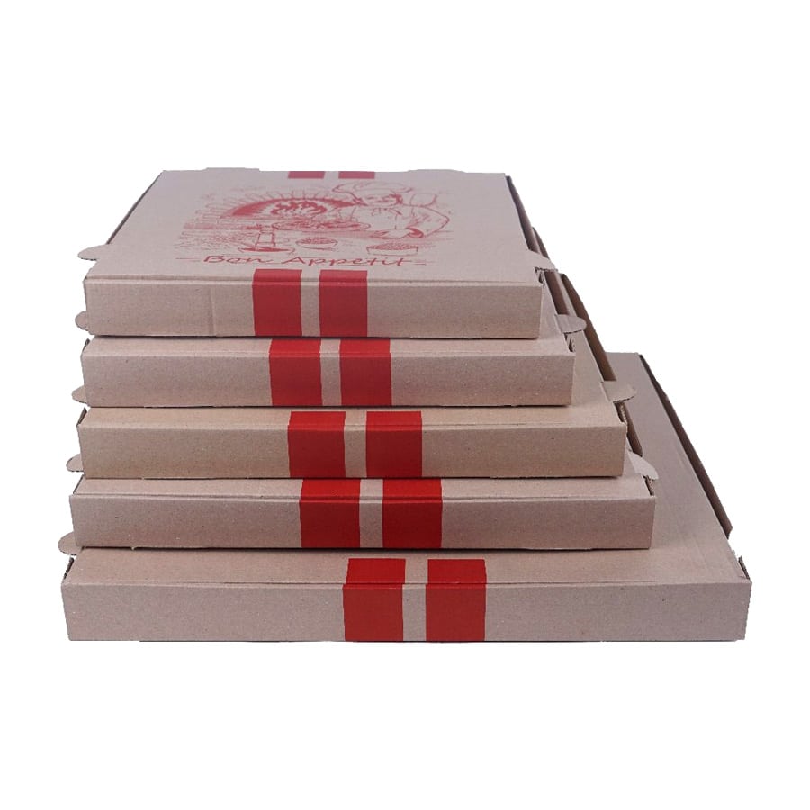 Görsel Baskılı Pizza Kutusu 40x40x3.5 cm Stilobje