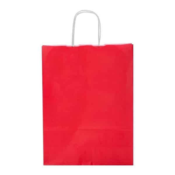 Kırmızı Renk Büyük Boy Kağıt Çanta 31x41cm 25li