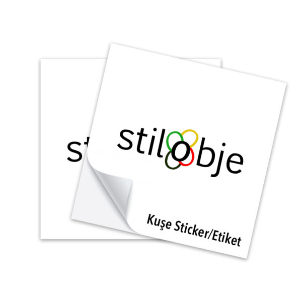 Kuşe Sticker Etiket